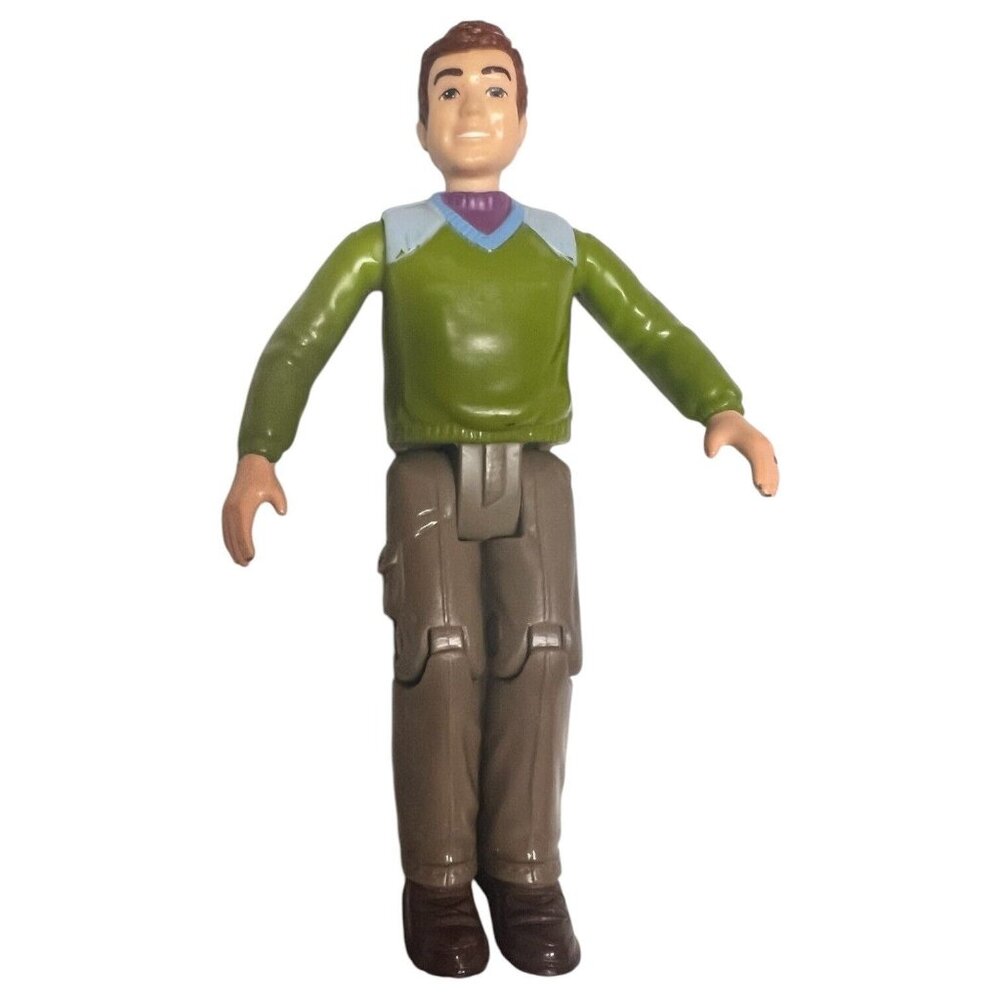 Fisher-Price Loving Family Dollhouse 2011 Dad Father Doll Figure w Green Sweater